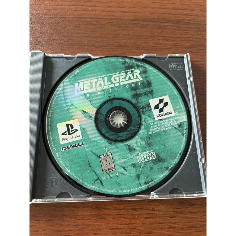 Metal Gear Solid: VR Missions Sony PlayStation 1 PS1, 1999 Disc Only Video Game